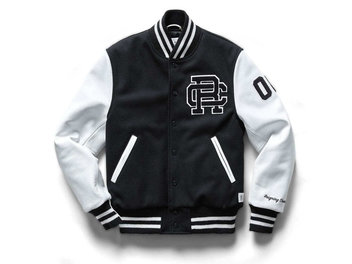 Albany Varsity Jacket / Extra Small / Black / Classic by Reigning Champ