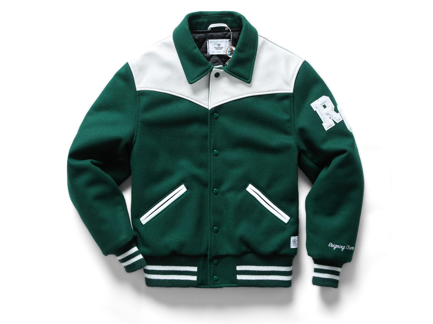 Albany Varsity Jacket / Extra Small / Black / Classic by Reigning Champ