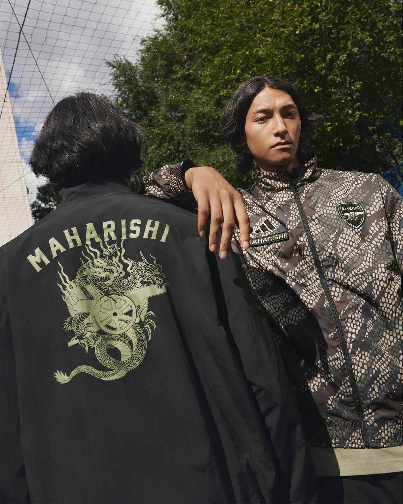 Arsenal and adidas reveal new Maharishi clothing range that's a